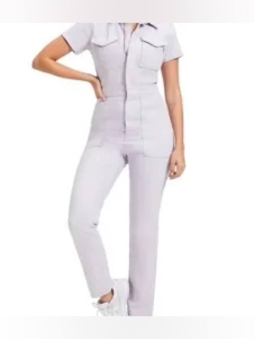 Good American Fit For Success Jumpsuit NWTS Size 2 Utility style denim coveralls